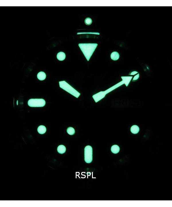 Seiko Automatic Diver's Ratio Black Leather SKX009J1-LS2 200M Men's Watch - Image 2