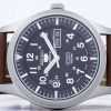 Seiko 5 Sports Automatic Japan Made Ratio Brown Leather SNZG15J1-LS12 Men's Watch