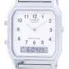 Casio Vintage Dual Time Analog Digital Quartz AQ-230A-7BMQ AQ230A-7BMQ Men's Watch