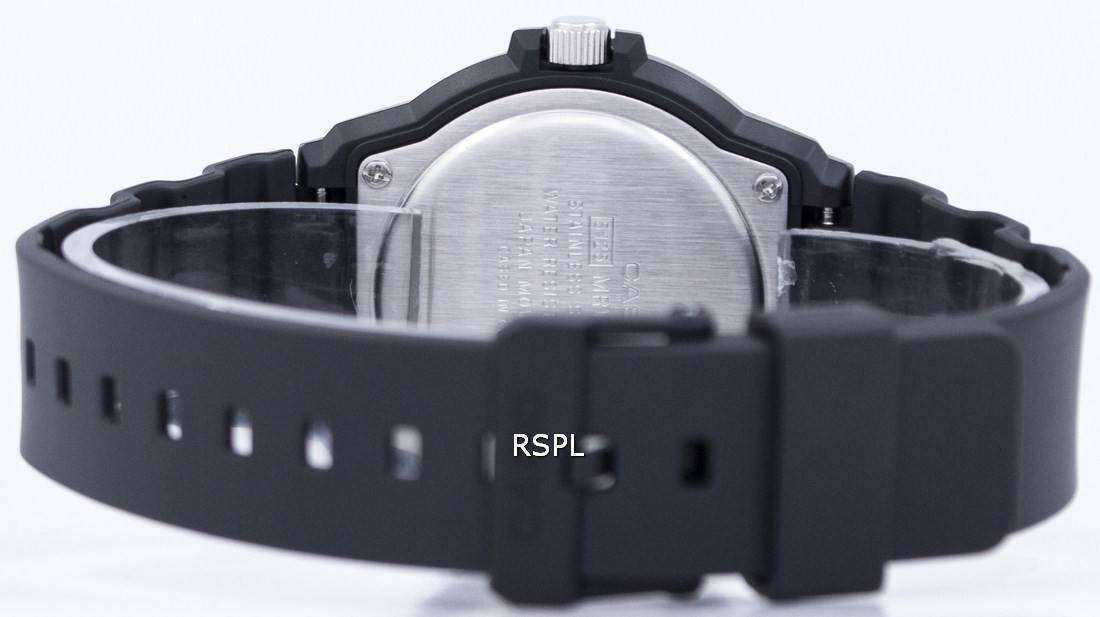 Casio Quartz Analog Black Dial MRW-200H-4BVDF MRW-200H-4BV Mens Watch