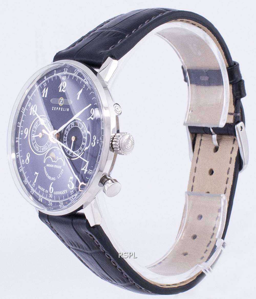 Zeppelin Series LZ 129 Hindenburg Germany Made 7036-3 70363 Men's Watch