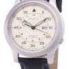 Seiko 5 Military SNK803K2-SS3 Automatic Black Leather Strap Men's Watch