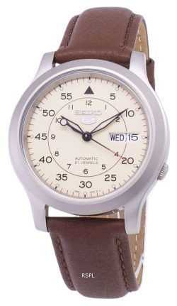 Seiko 5 Military SNK803K2-SS5 Automatic Brown Leather Strap Men's Watch