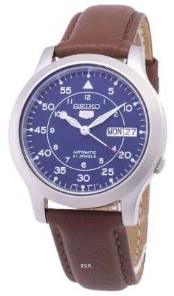 Seiko 5 Military SNK807K2-SS5 Automatic Brown Leather Strap Men's Watch