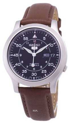 Seiko 5 Military SNK809K2-SS5 Automatic Brown Leather Strap Men's Watch