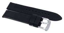 Black Ratio Brand Leather Strap 22mm For SKX007, SKX009, SKX011, SNZG07, SNZG015