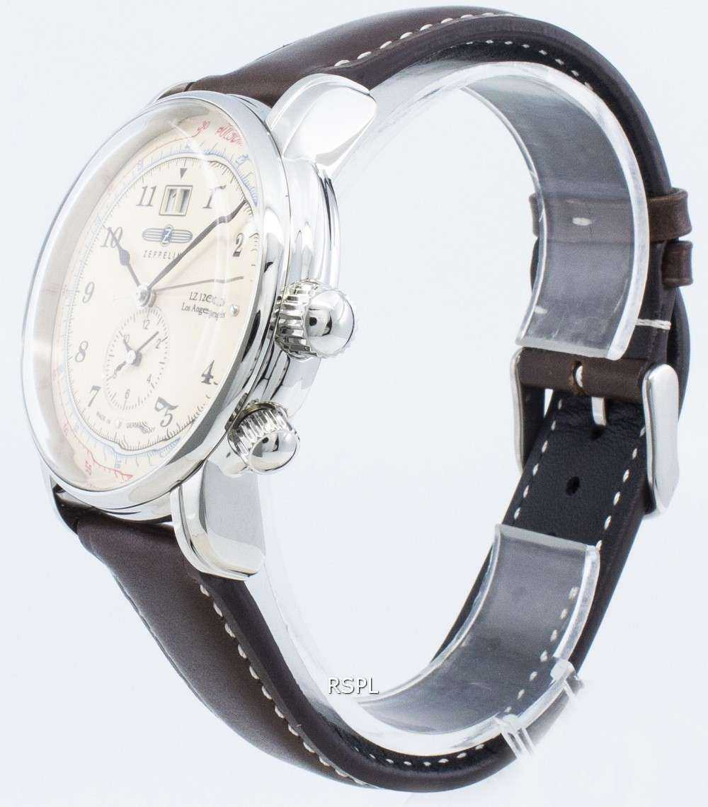 Zeppelin LZ126 Los Angeles 8644-5 86445 Quartz Pulsometer Men's Watch