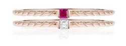 Morellato 1930 Rose Gold Tone Sterling Silver SAHA16016 Womens Ring