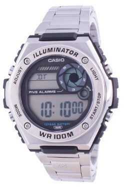 Casio Youth Dual Time MWD-100HD-1A MWD100HD-1 100M Men's Watch