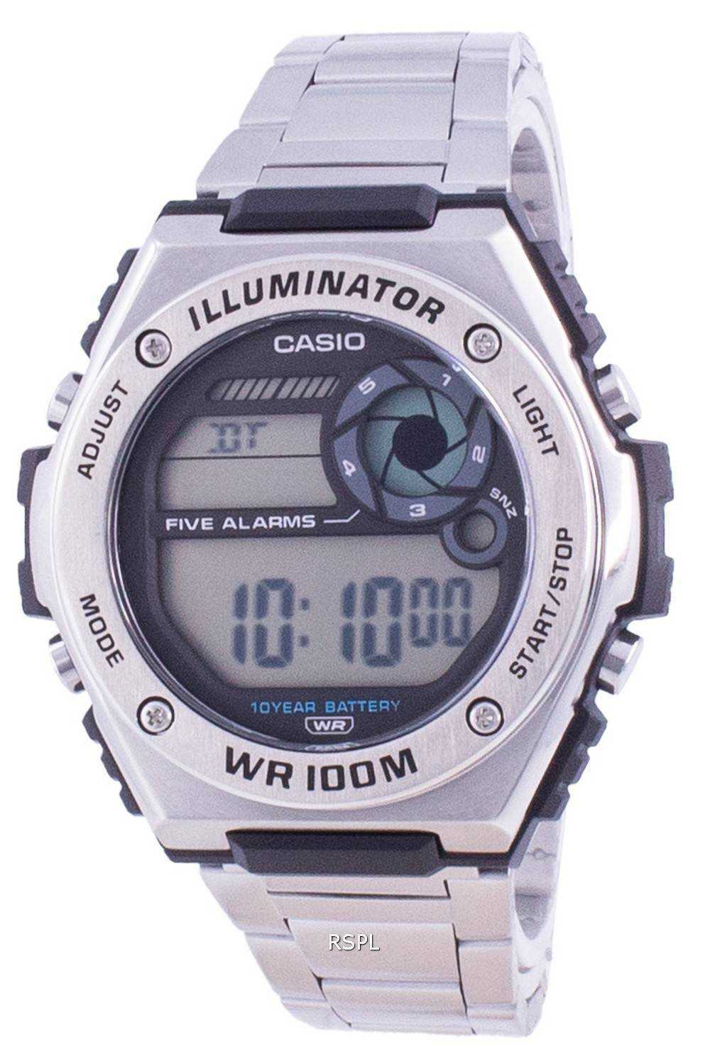 Casio Youth Dual Time MWD-100HD-1A MWD100HD-1 100M Men's Watch