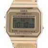 Casio Youth Vintage Gold Tone Stainless Steel Digital A700WMG-9A Unisex Watch