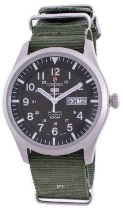 Seiko 5 Sports Military Automatic SNZG09K1-var-NATO9 100M Mens Watch