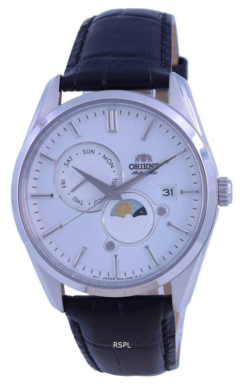 Orient Classic Sun Moon Gen White Dial Automatic RA-AK0310S10B Mens Watch