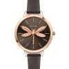 Oui & Me Amourette Grey Sunray Dial Leather Strap Quartz ME010074 Women's Watch