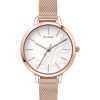 Oui & Me Fleurette White Dial Rose Gold Tone Stainless Steel Quartz ME010134 Women's Watch