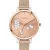 Oui & Me Grande Fleurette Rose Gold Tone Stainless Steel Quartz ME010155 Women's Watch