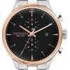 Trussardi T-Complicity Chronograph Black Dial Stainless Steel Quartz R2473630002 Mens Watch