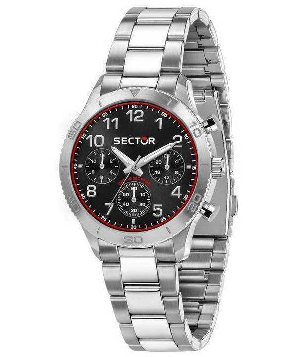 Sector 270 Chronograph Black Sunray Dial Stainless Steel Quartz R3253578017 Men's Watch