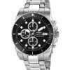 Sector 450 Chronograph Black Sunray Dial Stainless Steel Quartz R3273776002 100M Men's Watch