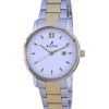 Westar White Dial Two Tone Stainless Steel Quartz 40245 CBN 101 Womens Watch