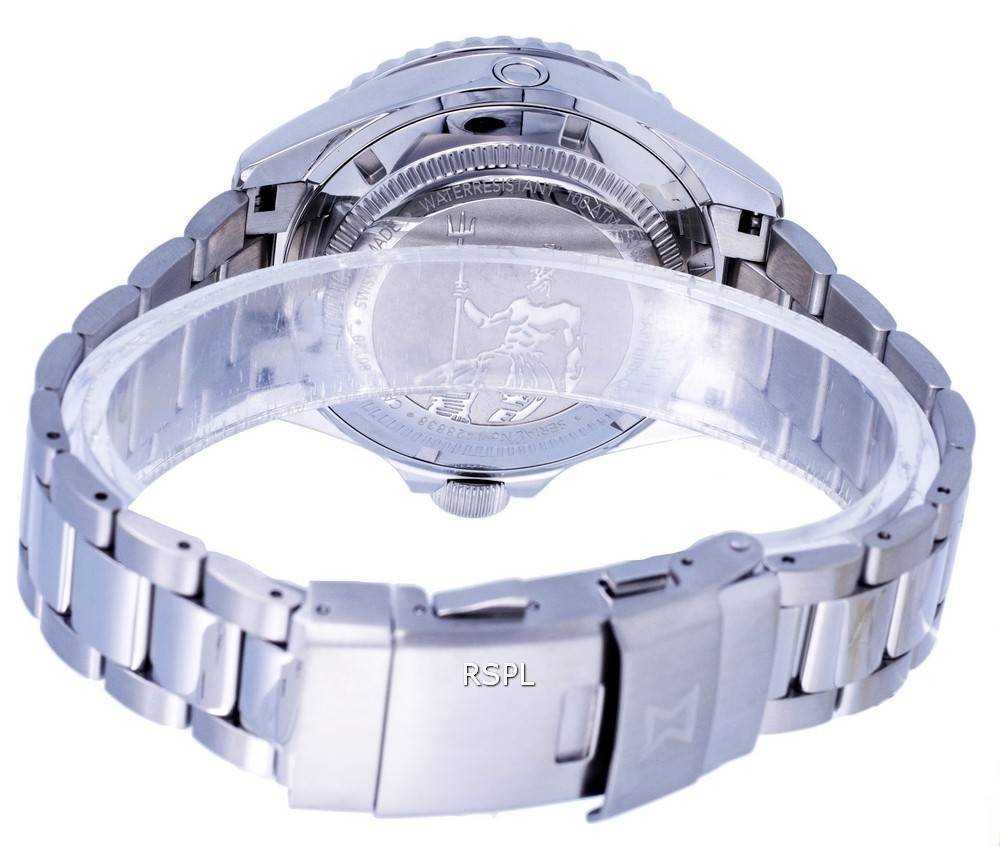 Edox SkyDiver Divers Stainless Steel Green Dial Automatic 801203VMVDN1 80120 3VM VDN1 1000M Mens Watch