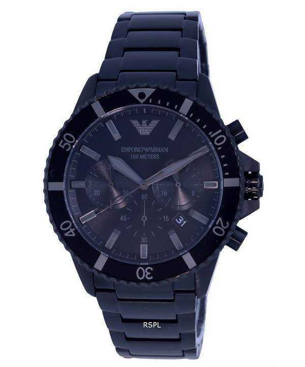Emporio Armani Chronograph Stainless Steel Quartz AR11363 100M Mens Watch