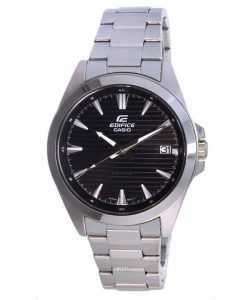 Casio Edifice Analog Stainless Steel Quartz EFV-140D-1AV EFV140D-1 100M Mens Watch