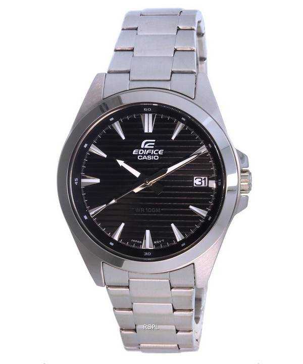 Casio Edifice Analog Stainless Steel Quartz EFV-140D-1AV EFV140D-1 100M Mens Watch