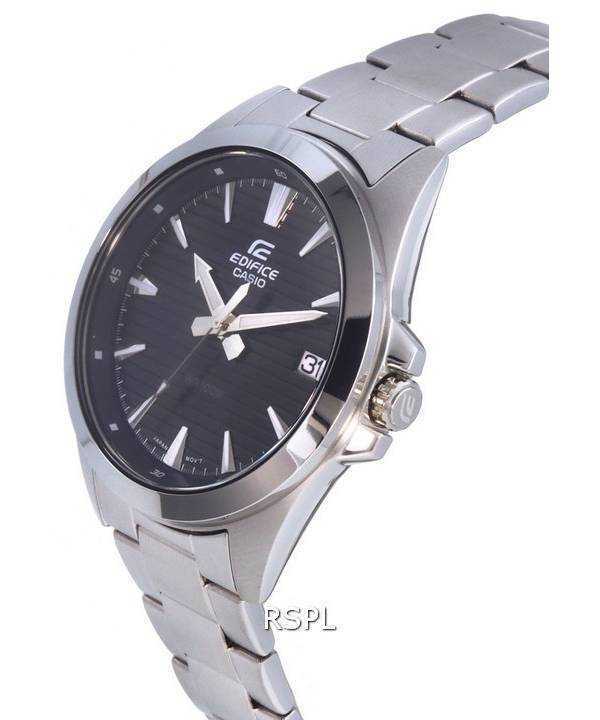 Casio Edifice Analog Stainless Steel Quartz EFV-140D-1AV EFV140D-1 100M Mens Watch