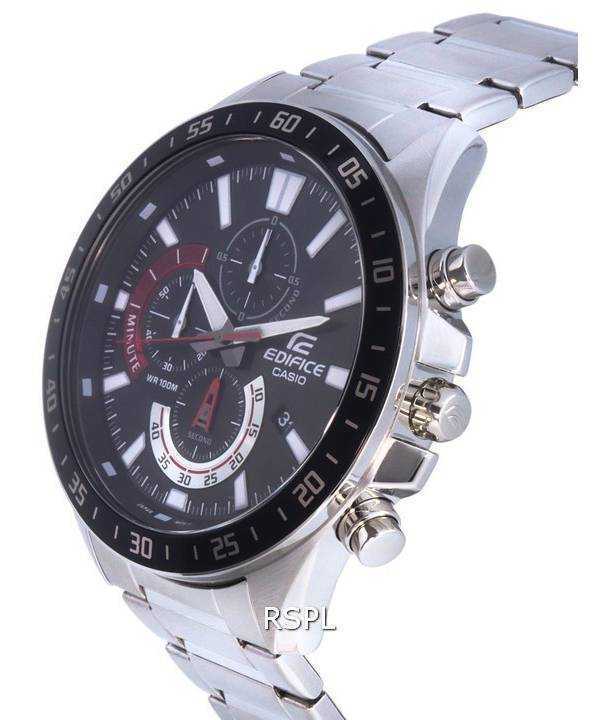Casio Edifice Chronograph Analog Quartz EFV-620D-1A4V EFV620D-1A4 100M Mens Watch