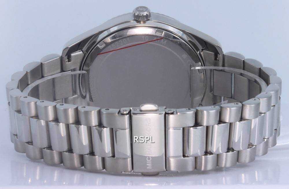 Michael Kors Lexington Stainless Steel Multifunction Black Dial Quartz MK8946 100M Mens Watch