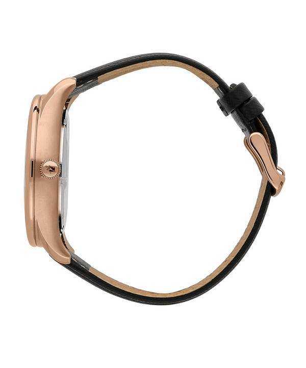 Maserati Tradizione Black Matt Dial Leather Quartz R8851146001 100M Mens Watch