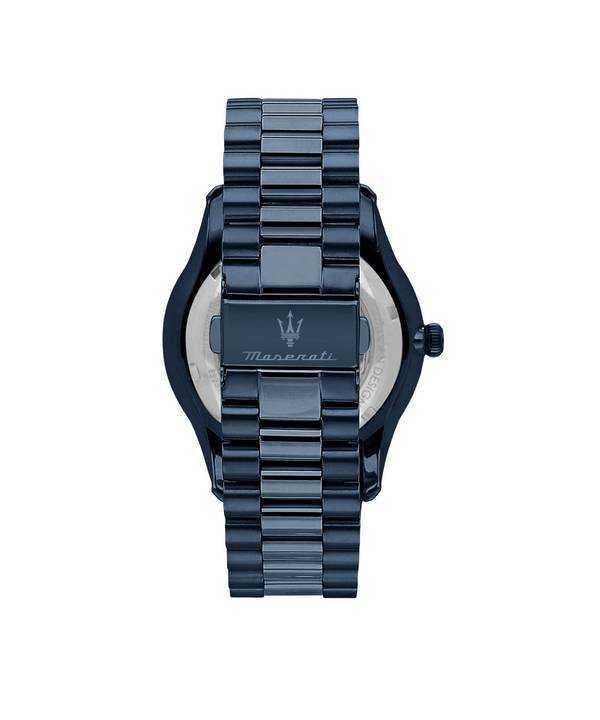 Maserati Tradizione Solar Blue Dial Quartz R8853146003 100M Mens Watch