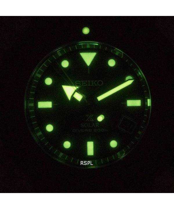 Seiko Prospex Solar Divers Green Dial SNE561P1 SNE561P 200M Mens Watch