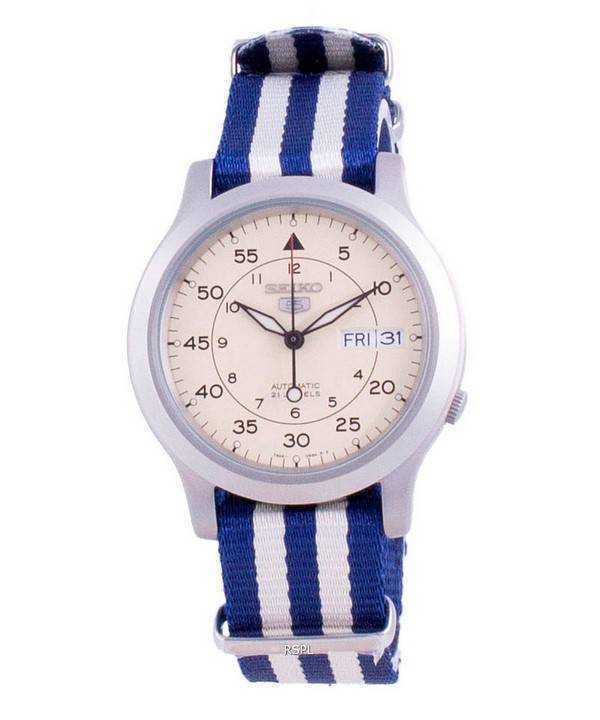 Seiko 5 Military SNK803K2-var-NATOS17 Automatic Nylon Strap Men's Watch