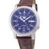 Seiko 5 Military SNK807K2-SS2 Automatic Brown Leather Strap Men's Watch