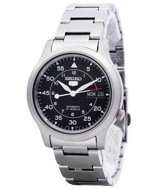 Seiko 5 Automatic SNK809 SNK809K1 SNK809K 21 Jewel Men's Watch