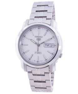 Seiko 5 Automatic White Dial SNKL75 SNKL75K1 SNKL75K Men's Watch