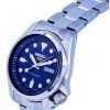 Seiko 5 Sports Automatic Stainless Steel Blue Dial SRE003 SRE003K1 SRE003K 100M Womens Watch