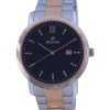Westar Black Dial Two Tone Stainless Steel Quartz 50245 SPN 603 Mens Watch