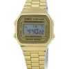 Casio Digital Alarm Chrono Stainless Steel A168WG-9WDF A168WG-9W Unisex Watch