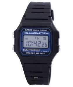 Casio Digital Quartz Alarm Chrono Illuminator F-105W-1ADF F105W-1ADF Men's Watch
