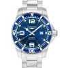Longines HydroConquest Sunray Blue With Super-LumiNova Dial Automatic Diver's L3.841.4.96.6 300M Men's Watch