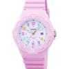 Casio Pink Resin Strap LRW-200H-4B2VDF LRW-200H-4B2V Womens Watch