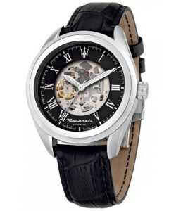 Maserati Traguardo Sport Skeleton Dial Automatic R8821112004 100M Men's Watch