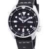Seiko Automatic SKX007K1-LS14 Diver's 200M Black Leather Strap Men's Watch
