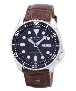 Seiko Automatic Diver's 200M Ratio Brown Leather SKX007K1-LS7 Men's Watch