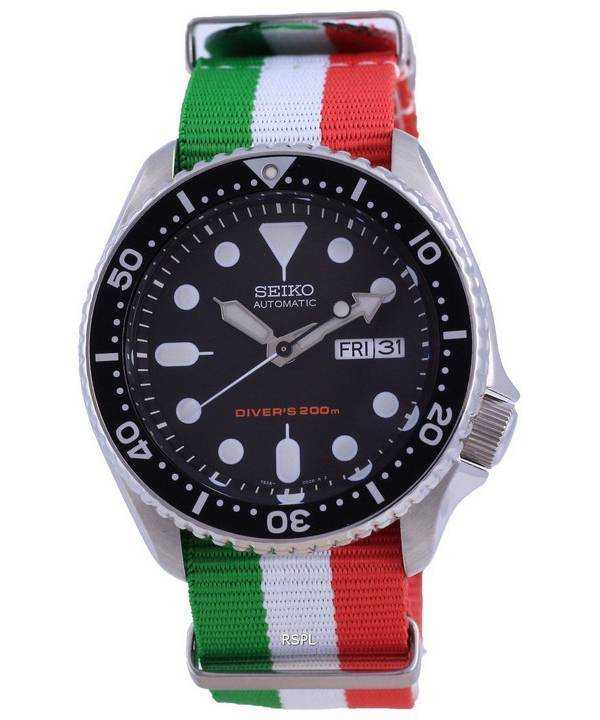 Seiko Automatic Divers Polyester SKX007K1-var-NATO23 200M Mens Watch