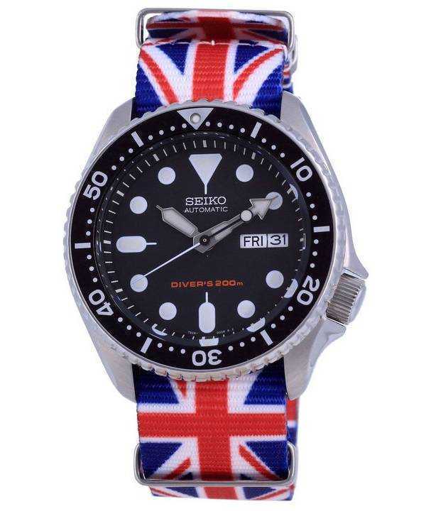 Seiko Automatic Divers Polyester SKX007K1-var-NATO28 200M Mens Watch