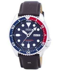 Seiko Automatic Diver's Ratio Dark Brown Leather SKX009J1-LS11 200M Men's Watch